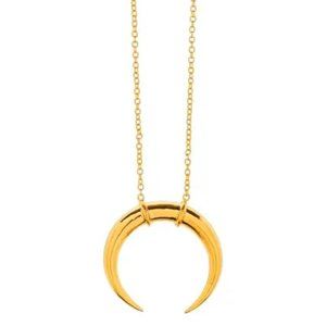 Crescent Pendant Necklace